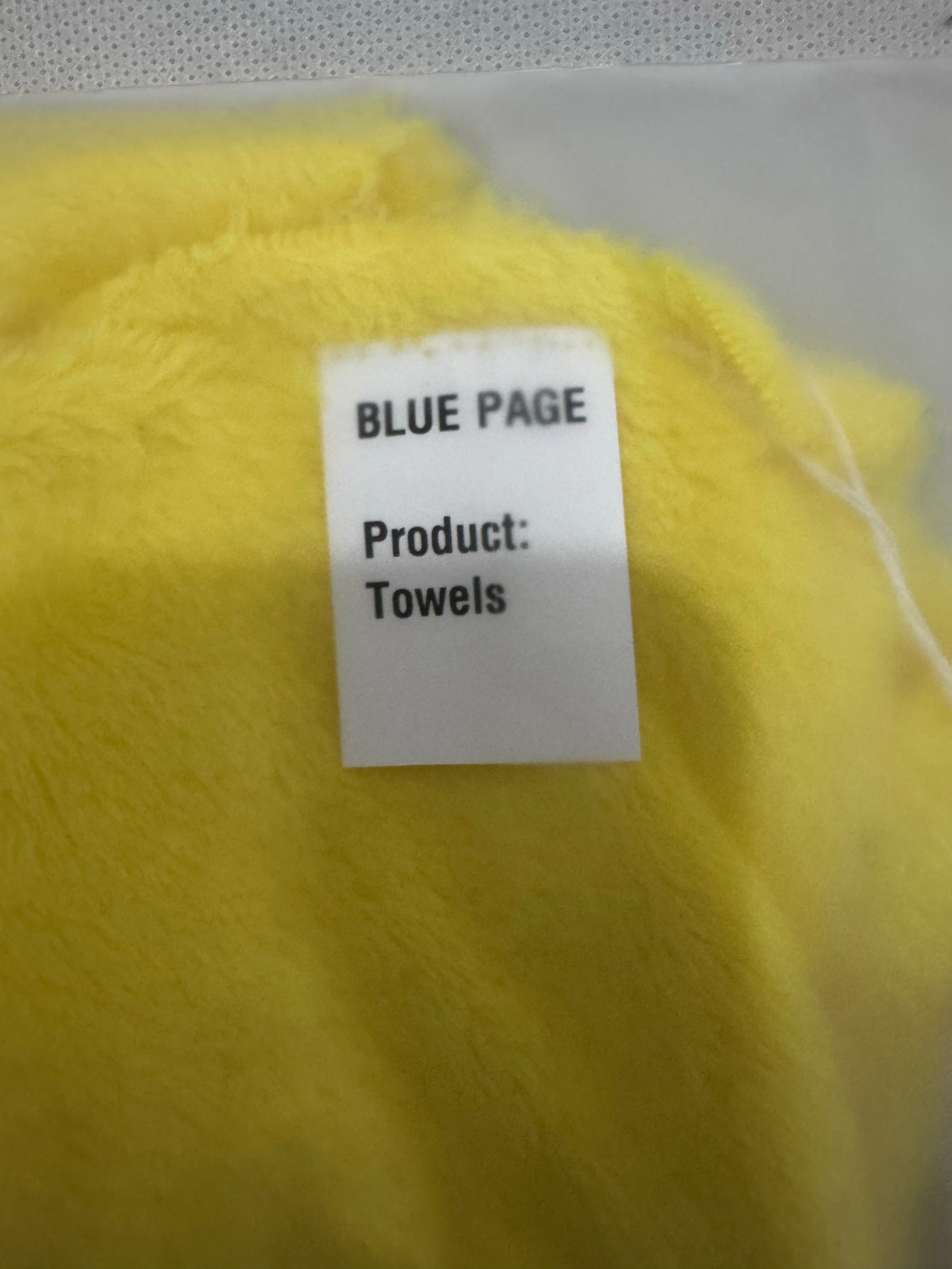 Blue Page Ultra-Soft Plush Towel
