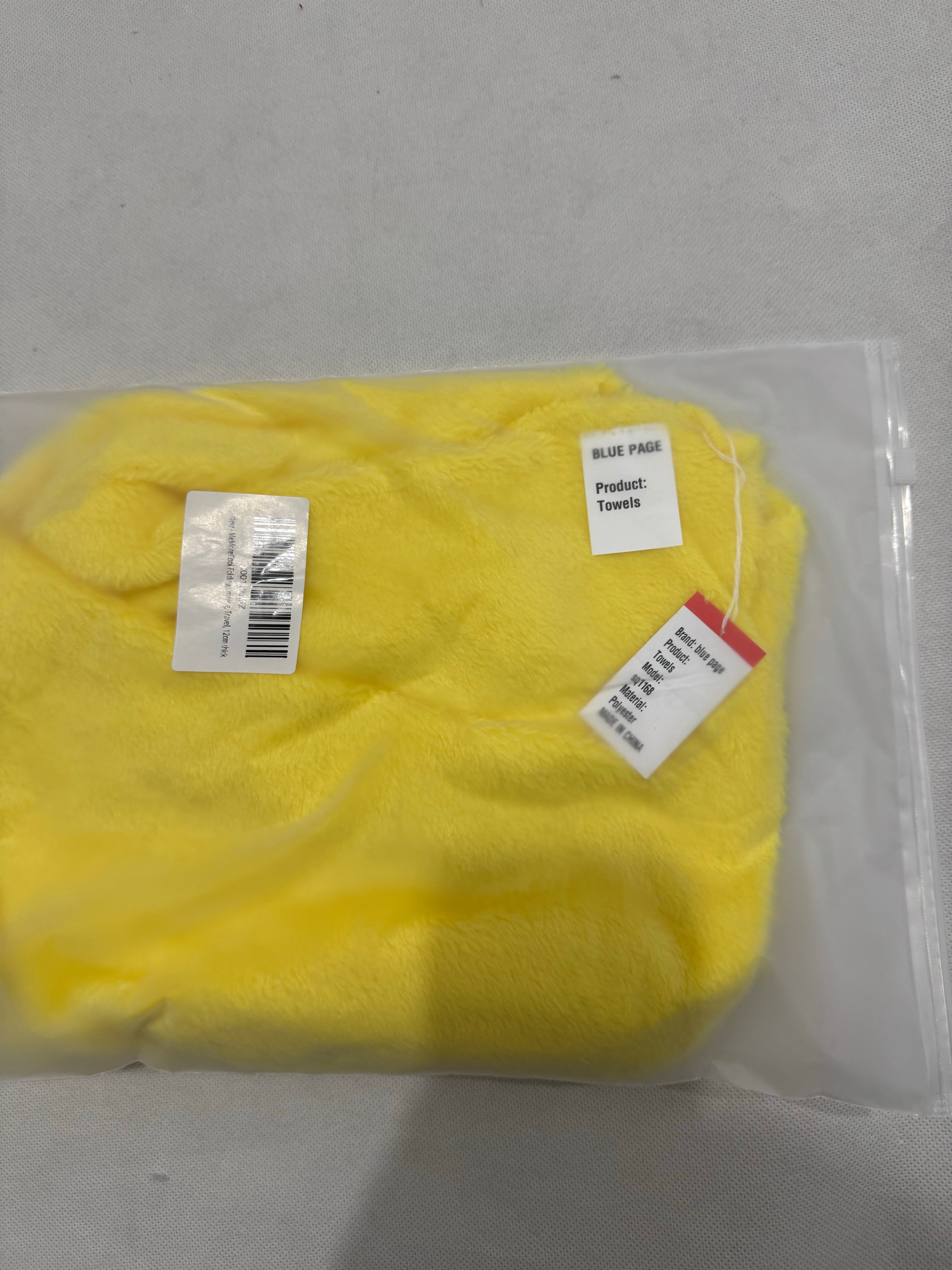 Blue Page Ultra-Soft Plush Towel