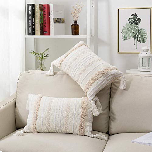 blue page Boho Decorative Throw Pillow Covers Couch Cushion Cover