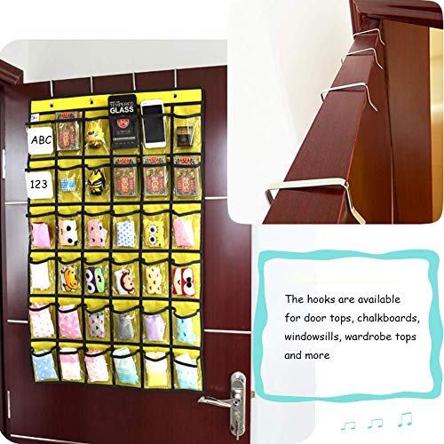 36 Pockets Transparent Hanging Pocket Charts