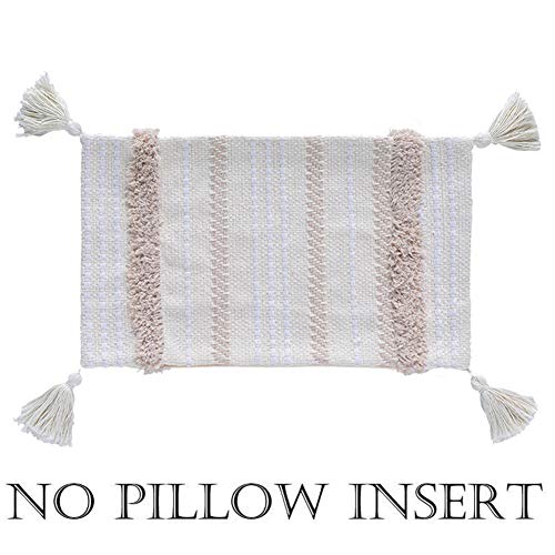 blue page Boho Decorative Throw Pillow Covers Couch Cushion Cover