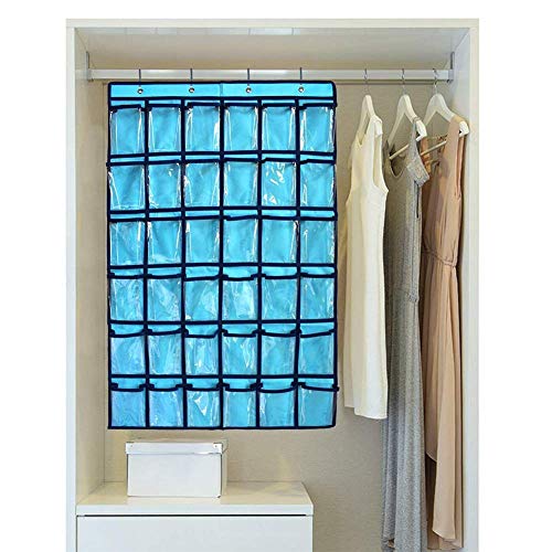 36 Pockets Transparent Hanging Pocket Charts