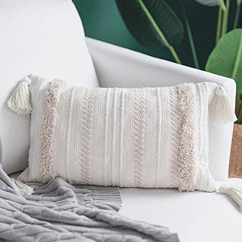 blue page Boho Decorative Throw Pillow Covers Couch Cushion Cover