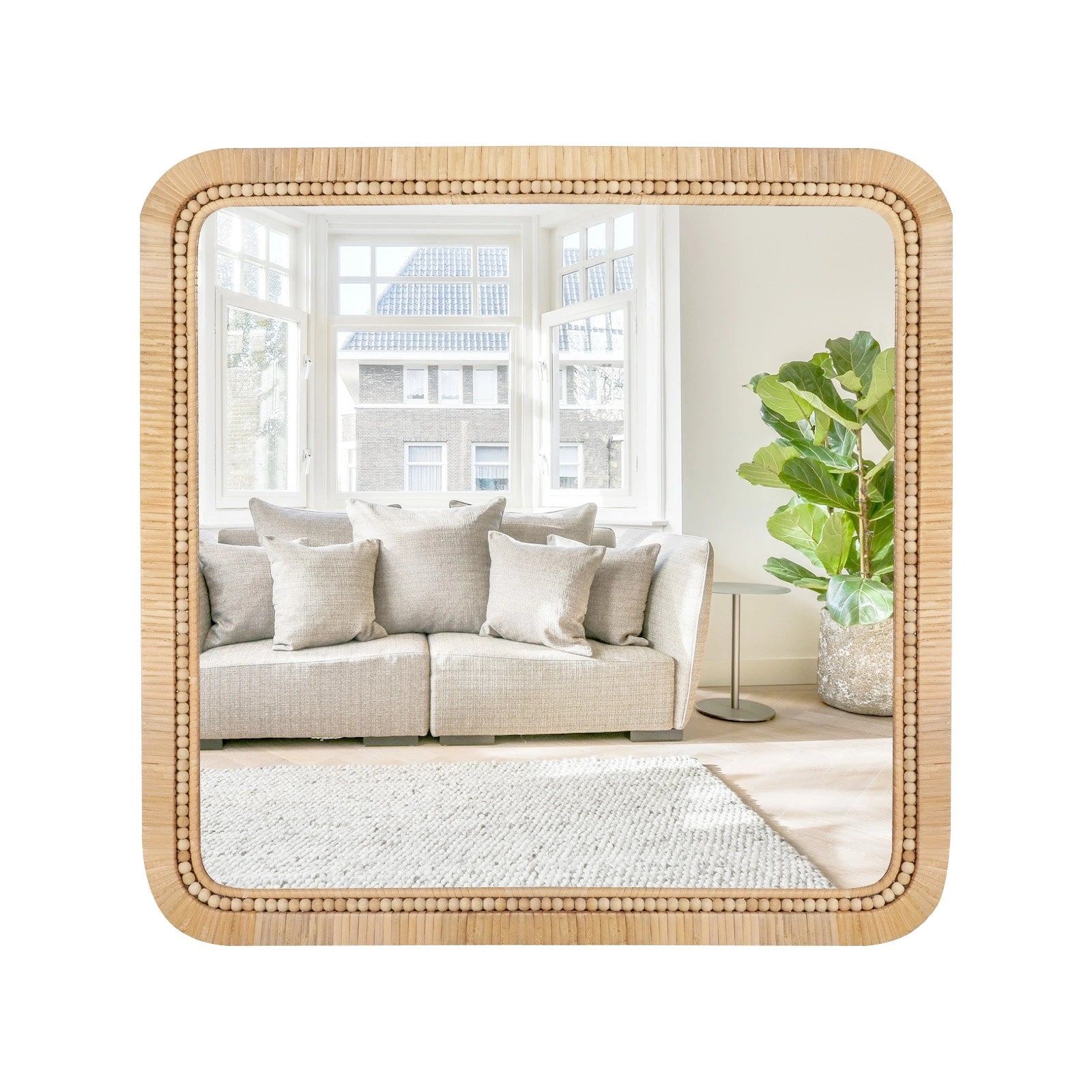 ULIKE Rattan Wall Mirror