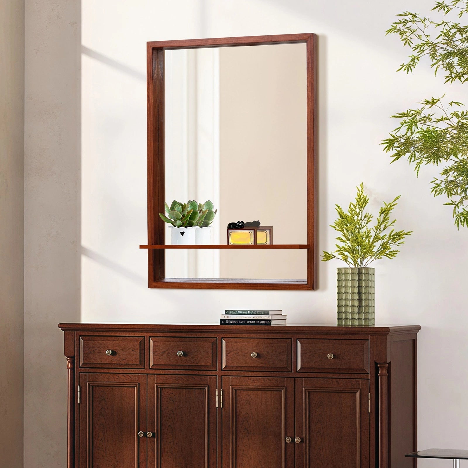 ULIKE Bathroom Mirror with Shelf