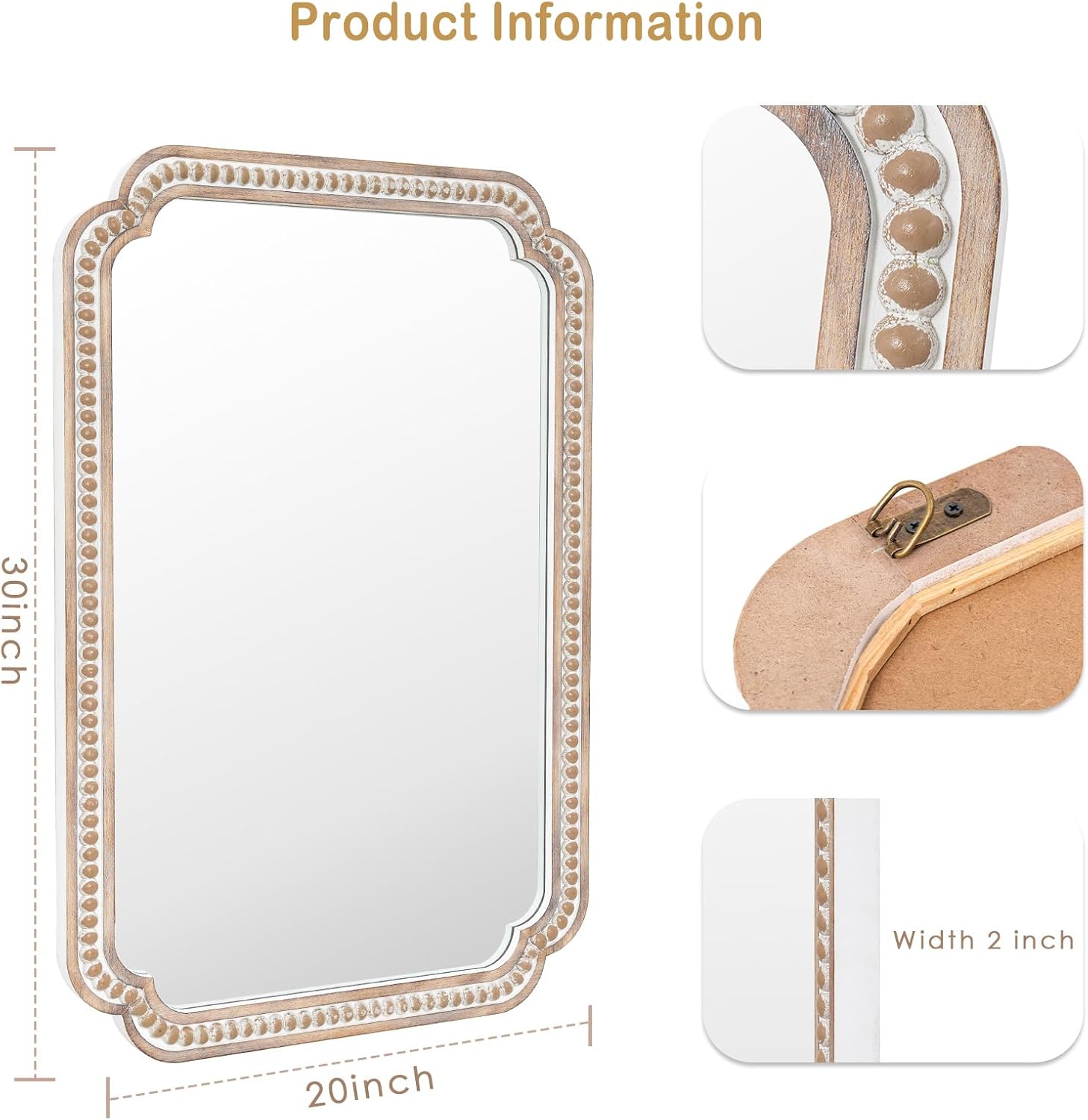 ULIKE Farmhouse Mirror